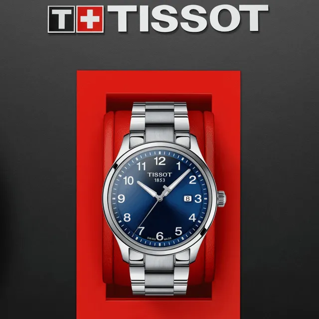 【TISSOT 天梭 官方授權】GENT XL  經典大三針男錶 手錶 畢業禮物 職場新鮮人 禮物(T1164101104700)