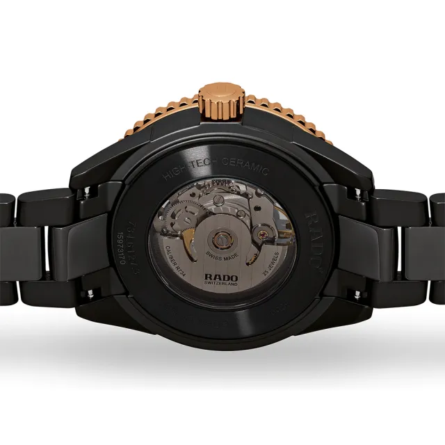 【Rado 雷達表】庫克船長高科技陶瓷鏤空機械錶-43mm R03(R32127162)