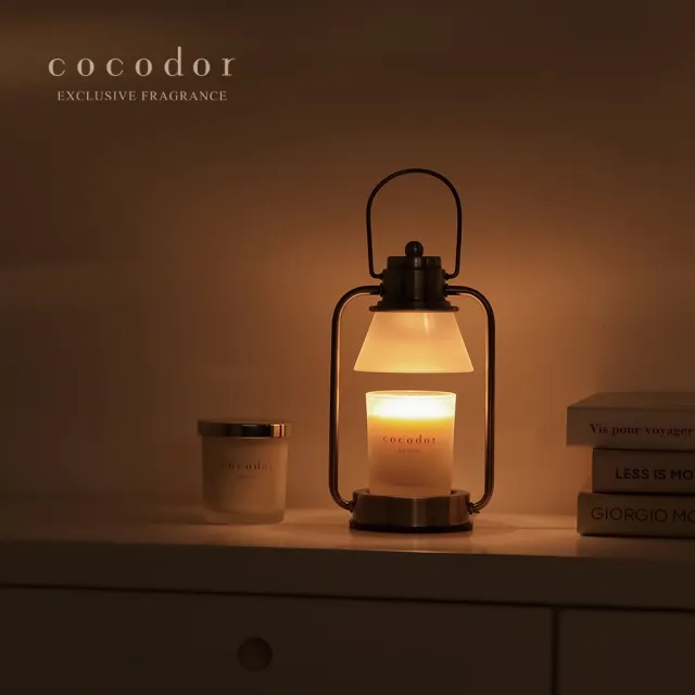 【cocodor】小型融燭燈+大豆蠟燭130g(超值優惠組/融蠟燈/蠟燭燈/春節禮盒/送禮)