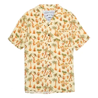 【POLER STUFF】ALOHA SHIRT 夏威夷衫 / 柔軟涼感嫘縈襯衫(沙漠綠洲米色)
