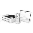 【O-Life】Target 平板公文架收納盒 白色款(A4 兩層公文架 公文收納盒 筆電收納 桌面收納盒)