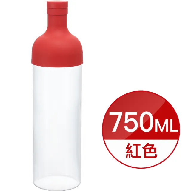 【HARIO】酒瓶冷泡茶壺 750ml(FIB-75-OG-EX/FIB-75-R-EX)