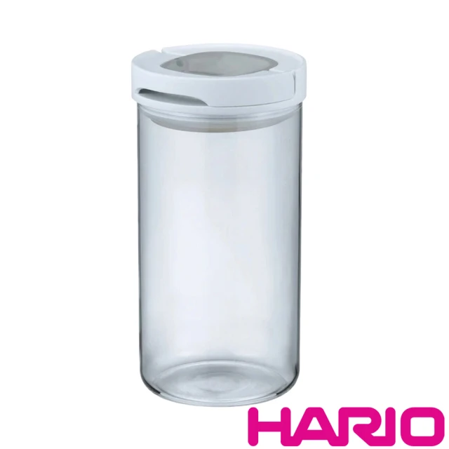 【HARIO】密封保鮮罐L白色(MCNJ-300-W)