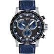 【TISSOT 天梭】官方授權 Supersport 三眼計時手錶-45.5mm 送行動電源 畢業禮物(T1256171705103)