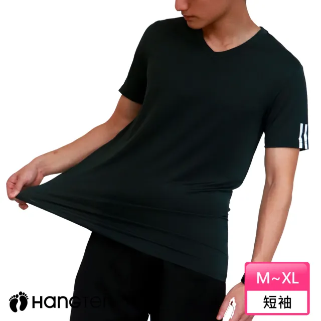 【Hang Ten】吸濕快乾抗菌涼感短袖_HT-B12011(綠)