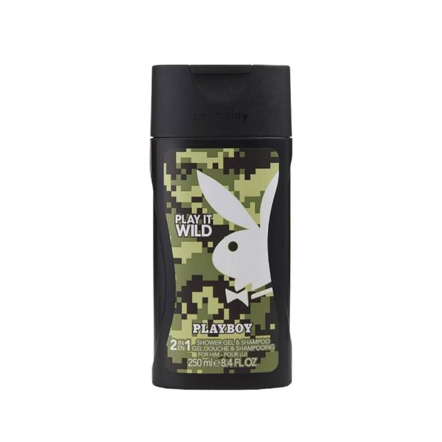 即期品【PLAYBOY】狂野情人經典男性保濕香水2合1洗髮沐浴膠 250ml(專櫃公司貨)