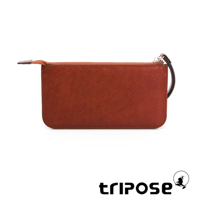 【tripose】TRANS進口牛皮手拎包(咖啡色)