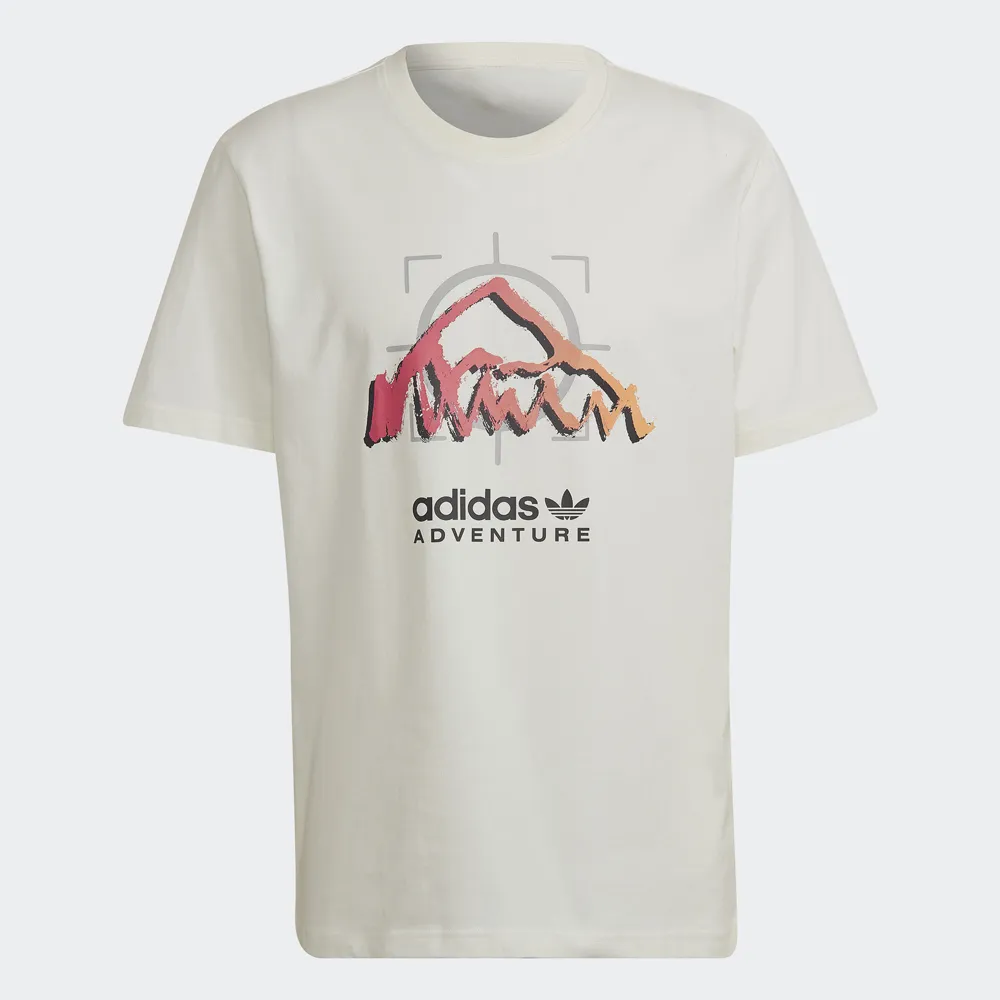 【adidas 官方旗艦】ADVENTURE 短袖上衣 男 - Originals HK4983