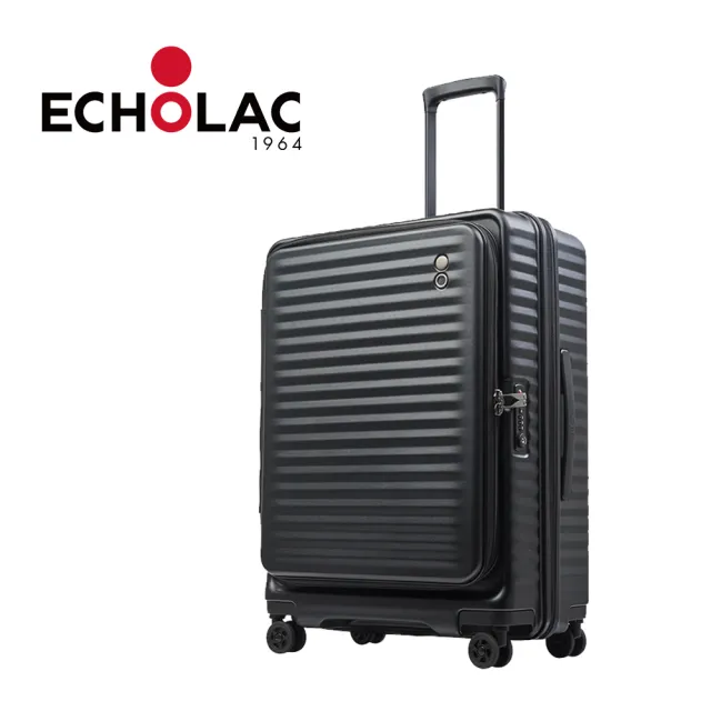 【Echolac 愛可樂】CELESTE寶盒系列(20吋日本飛機輪前開式行李箱)