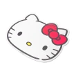 【SONA森那家居】Sanrio三麗鷗Hello Kitty大頭造型珪藻土地墊(50x40x0.9 kitty/凱蒂貓/快乾吸水)