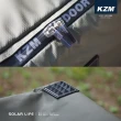 【KAZMI】KZM 素面個性保冷袋 45L(折疊保冷袋 軟式保冷箱 野餐釣魚 露營保冰袋 保溫冰桶)