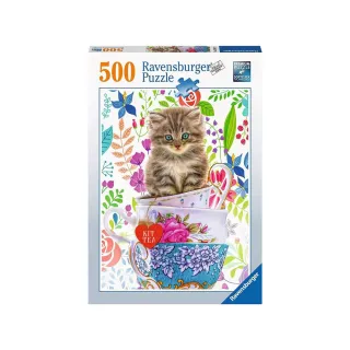 【Ravensburger】維寶拼圖 茶杯裡的貓咪 500片
