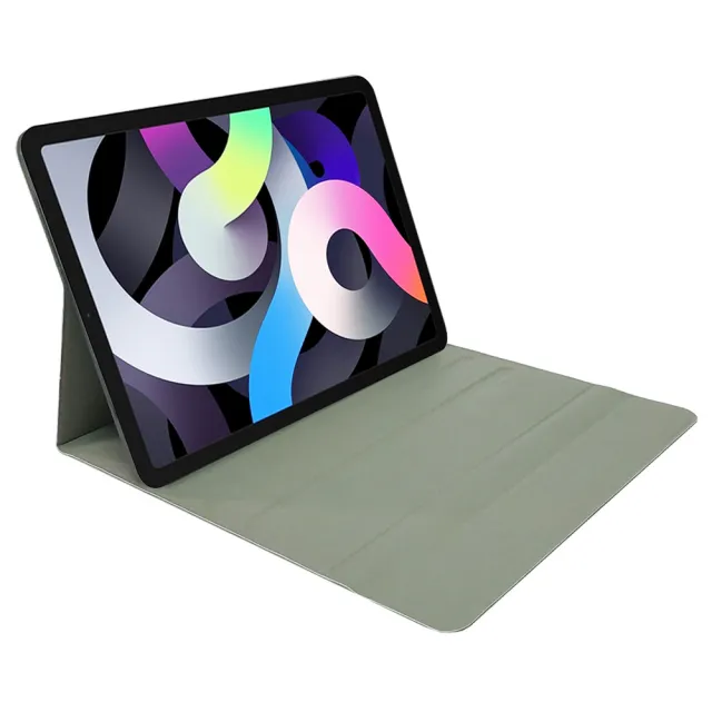 Powerway For iPad Air 5/Air 4平板專用圓典型藍牙鍵盤/皮套(10.9吋)