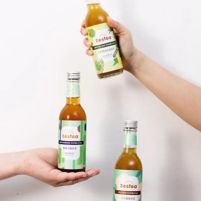 【Zestea Kombucha】Green Paradise康普茶 300ML*12瓶(無添加、富含益生菌)