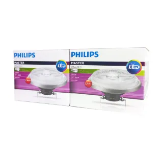 【Philips 飛利浦】2入 LED 20W 930 3000K 黃光 12V AR111 24度 可調光 燈泡 _ PH520559