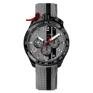 【BOMBERG】炸彈錶BOLT-68系列 水泥灰XL復古賽車計時碼錶/45mm(BS45CHPBA.059-14.12)