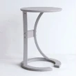 【FL 滿屋生活】ICHIBA 日系簡約C型邊桌-灰藍(邊桌/日系邊桌/沙發邊桌/床頭邊桌)