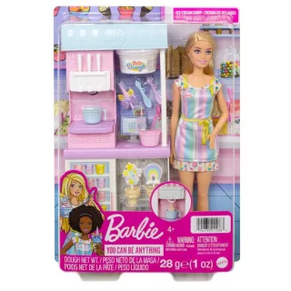 【Barbie 芭比】冰淇淋店組合