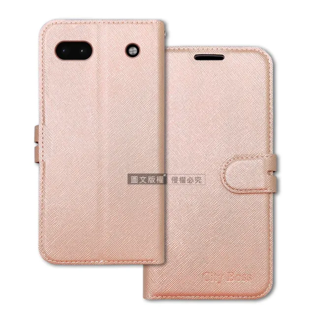 【CITY都會風】Google Pixel 6a 插卡立架磁力手機皮套 有吊飾孔