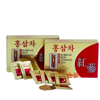 【金蔘】6年根高麗紅蔘茶3g*100包(韓國進口、免運費)