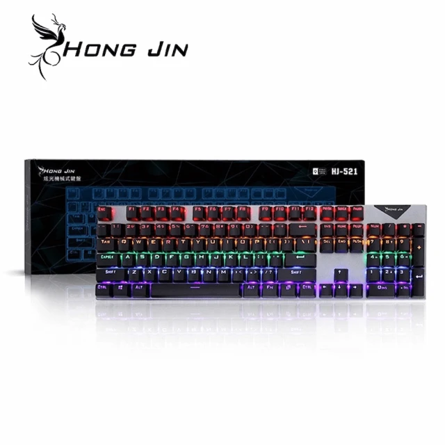 【HONGJIN】電競機械式鍵盤(HJ-521)