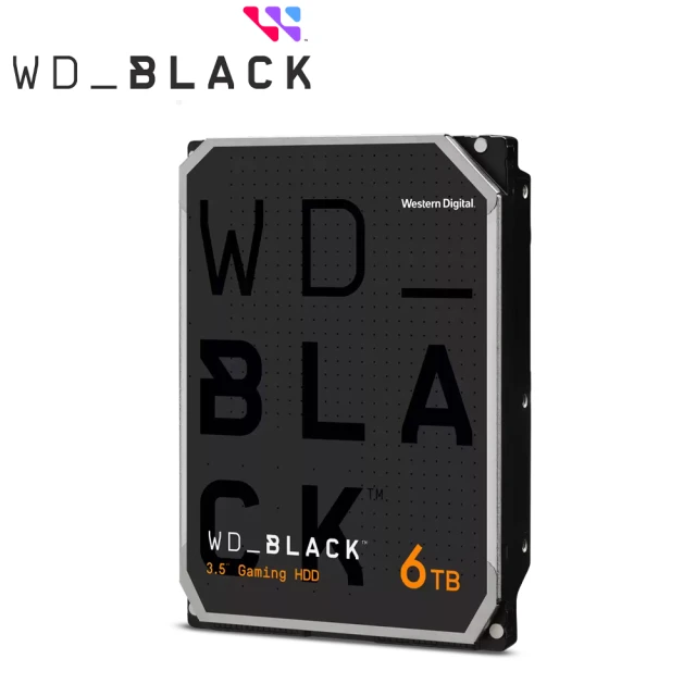 【WD 威騰】黑標 6TB 3.5吋 7200轉 128MB 電競型內接硬碟(WD6004FZWX)