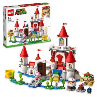 【LEGO 樂高】超級瑪利歐系列 71408 碧姬公主城堡(庫巴 城堡積木)