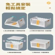 【DaoDi】4入組雙開折疊收納箱-85L(摺疊收納箱 衣物收納箱 收納櫃)