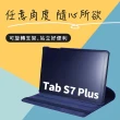 【SYU】Galaxy Tab S8+ X800 X806 旋轉立式平板保護皮套 送鋼化貼+指環扣(適用型號S8+/S7+/S7 FE)