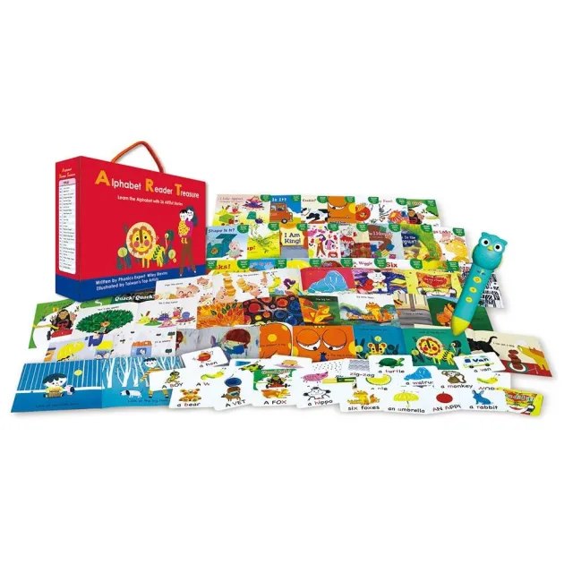 Alphabet Reader Treasure (ART點讀版) /26本小書+點讀筆+字卡
