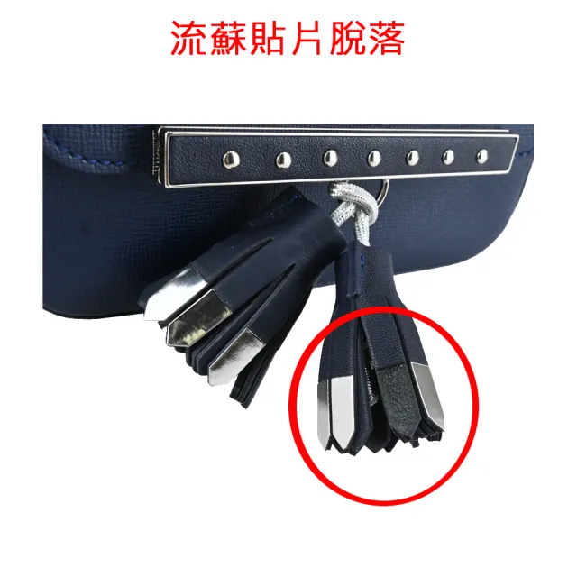 【LONGCHAMP】GAME ON系列金屬夾扣斜背包(展示品/小/海軍藍)