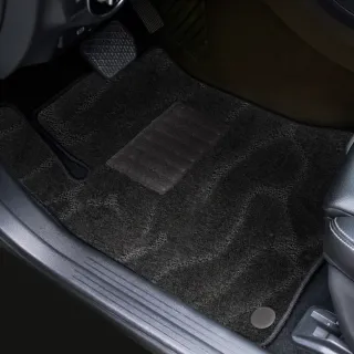 【CARBUFF】雪絨汽車腳踏墊 Porsche Macan 適用/黑色(2014-)