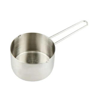 【瑞典廚房】BREADLEAF 醫療級不鏽鋼 刻度 量杯 奶油加熱杯 烘焙工具(200ml)