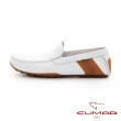 【CUMAR】樂活生活 手工縫線真皮開車鞋(白色)