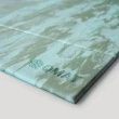【QMAT】台灣製 6mm折疊瑜珈墊-雲彩設計(附帆布揹袋 一體成型 雙面雙壓紋 運動墊)