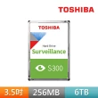 【TOSHIBA 東芝】S300 6TB 3.5吋 5400轉 256MB AV影音監控內接硬碟(HDWT860UZSVA)