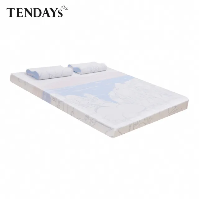 【TENDAYS】希臘風情紓壓床墊7尺特規雙人(6cm厚 記憶棉層+高Q彈纖維層)