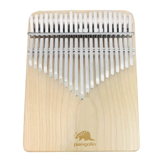 【Pangolin】21音 白樺木板式實木卡林巴琴 拇指琴 銀色鋼片(kalimba 拇指琴 非洲樂器 成人兒童樂器)