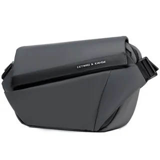 【Sp house】運動潮流機能牛津布磁吸扣男士側肩斜背包胸包(2色可選)