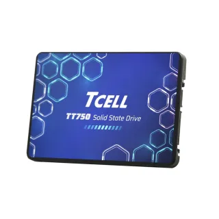 【TCELL 冠元】TT750_480GB SSD 2.5吋固態硬碟3D TLC(讀：550M/寫：480M)