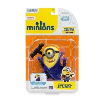 【MINIONS 小小兵】神偷奶爸 豪華收藏公仔系列 可動玩偶(萬聖節史都華)