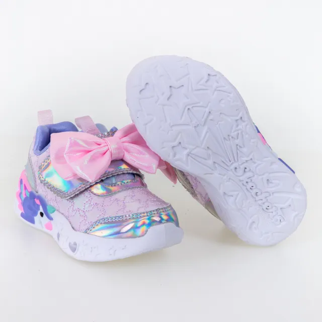 【SKECHERS】女嬰童鞋系列 燈鞋 UNICORN CHARMER(302680NLTPK)