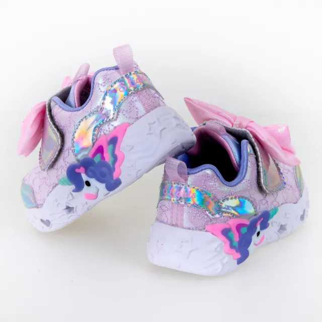 【SKECHERS】女嬰童鞋系列 燈鞋 UNICORN CHARMER(302680NLTPK)