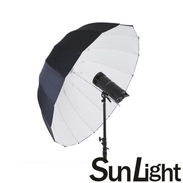 【SunLight】UB-105W 反射傘 105cm 外黑內白(贈柔光布)