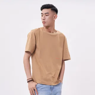 【5th STREET】短t 短袖 上衣 t恤 TEE 露營 圖案 印花 男裝 卡其 奶茶色(570923)