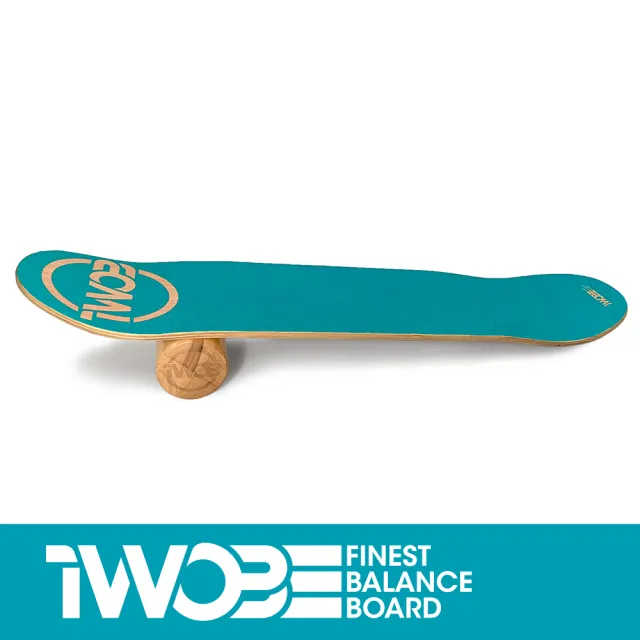 【法國TWOB】平衡訓練板 波斯藍(核心訓練 瑜珈 健身 平衡感 滑板)