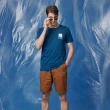 【JOHN HENRY】美國棉行星LOGO短袖T恤-藍色