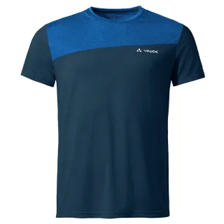 【VAUDE】男款羊毛抗臭吸濕排汗快乾透氣T恤(VA-40422深海藍/彈性輕量/休閒旅遊/登山健行)