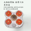 【Smart bearing 智慧魔力】折疊遙控款電動按摩紅光熱敷足浴機(觸控螢幕/遙控)