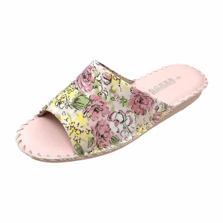 【PANSY】Pansy花卉女室內拖鞋 粉色(8690)